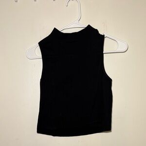 Black Sleeveless Women's Top